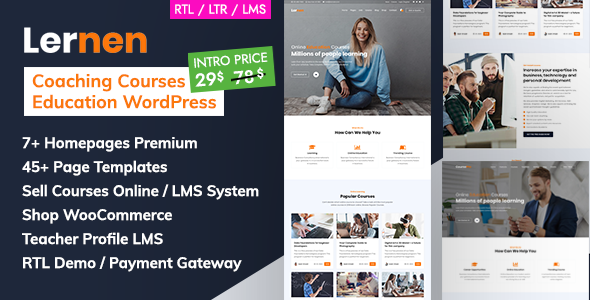 Lernen v2.2 - Coaching Online Courses & Education WordPress