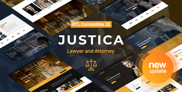 Justica v1.0 - Lawyer and Attorney Website Template