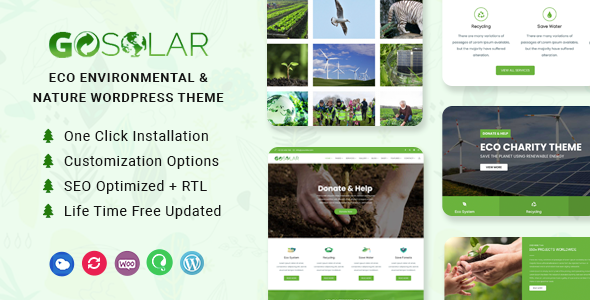 GoSolar v1.2.5 - Eco Environmental & Nature WordPress Theme
