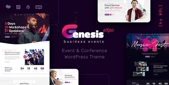GenesisExpo v1.2.10 - Business Events & Conference Theme