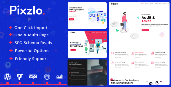 Pixzlo v1.1.1 - Creative Theme for Professionals
