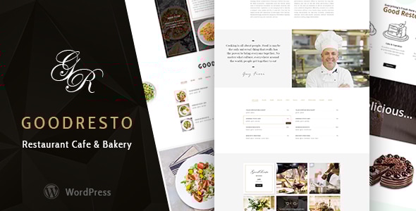 GoodResto v2.5 - Restaurant WordPress Theme + Woocommerce