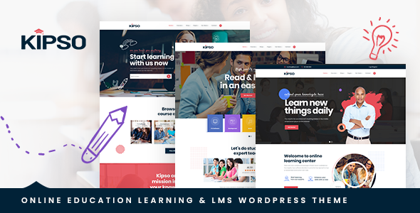 Kipso v1.0.1 - Education LMS WordPress Theme