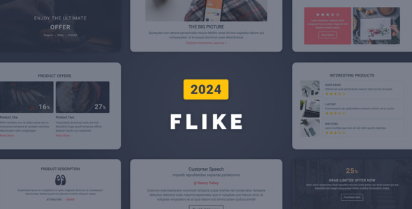 Flike v1.0 - Responsive Newsletter Email Template
