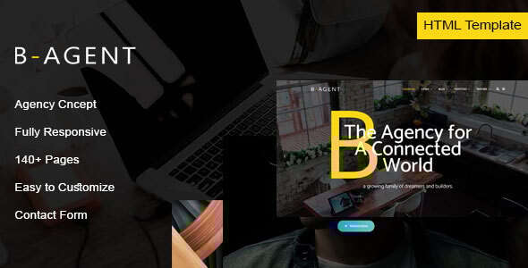 B-Agent v1.0 - Agency HTML Template