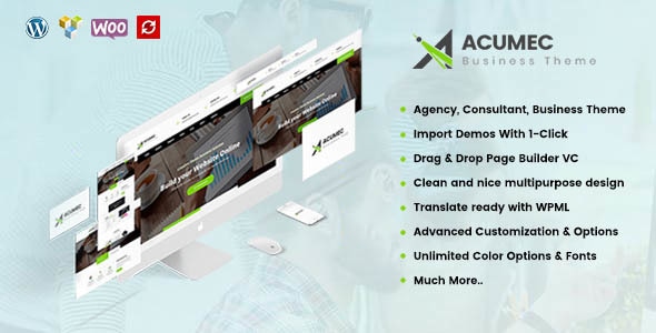 Acumec v1.4 - Business Multipurpose WordPress Theme