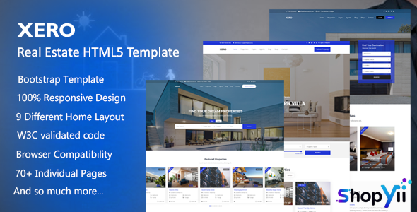 Xero - Real Estate HTML Template (17 january 2021)