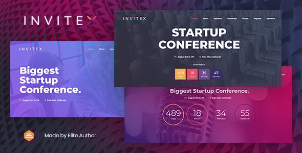 Invitex v1.0 - Event and Conference Website Template