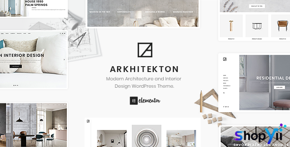 Arkhitekton v1.2.5 - Modern Architecture and Interior Design WordPress Theme