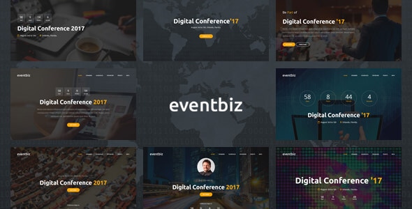 Eventbiz v1.3 - Event, Conference and Seminar Website Template