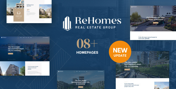 Rehomes v1.2.0 - Real Estate Group WordPress Theme