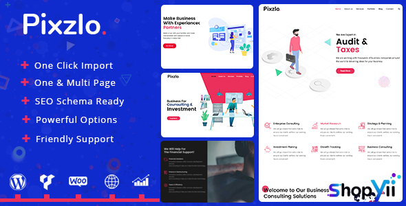 Pixzlo v1.1.3 - Creative Theme for Professionals