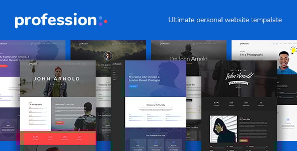 Profession v1.1.2 - Personal Website Template