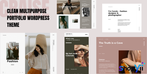 Craise v1.0.8 - Multi-Purpose WordPress Portfolio Theme