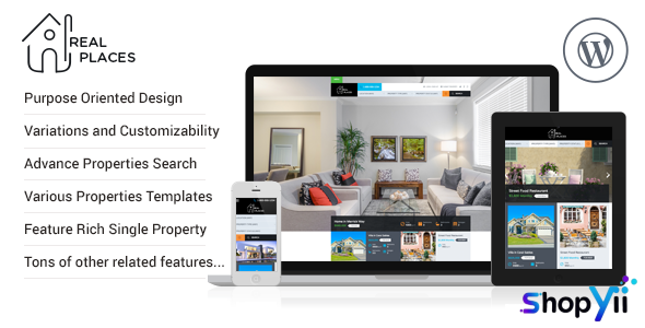 RealPlaces v1.9.0 - Estate Sale and Rental WordPress Theme