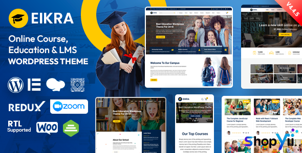 Eikra Education v4.3 - Education WordPress Theme