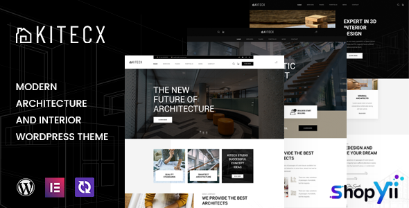 Kitecx v1.0.0 - Architecture & Interior WordPress Theme