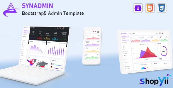 Synadmin v1.0 - Bootstrap 5 Admin Template