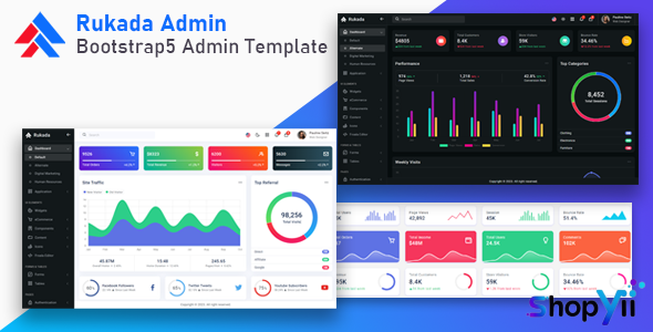 Rukada v1.0 - Responsive Bootstrap 5 Admin Template
