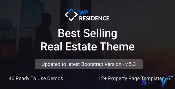 WP Residence v3.8.1 - Real Estate WordPress Theme