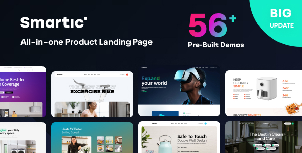 Smartic 1.3.0 - Product Landing Page WooCommerce Theme