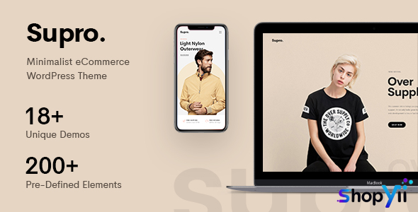 Supro v1.6.5 - Minimalist AJAX WooCommerce WordPress Theme