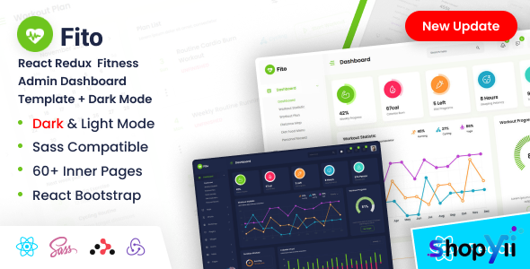 Fito v1.0 - Fitness Admin React Dashboard Template