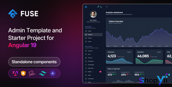 Fuse v13.2.0 - Angular 12+ Admin Template