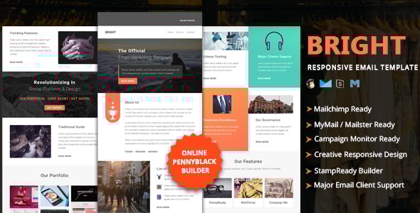 Bright v1.0 - Multipurpose Responsive Email Template
