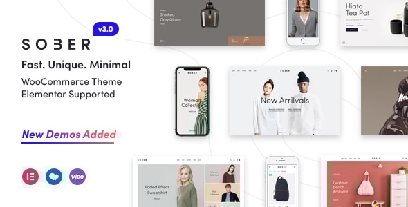 Sober v2.3.0 - WooCommerce WordPress Theme