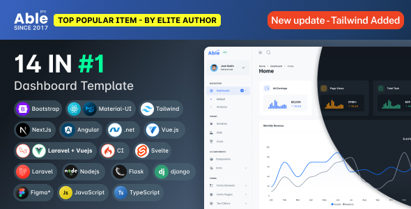 Able pro 8.0.5 - Bootstrap 4, Angular 11 & React Redux Admin Template