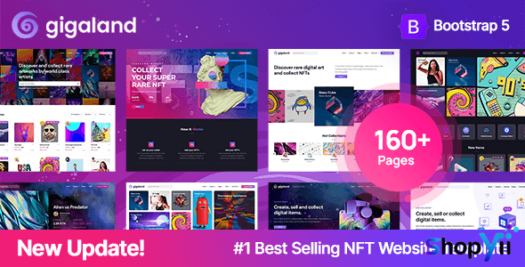 Gigaland v1.0 - NFT Marketplace HTML Template