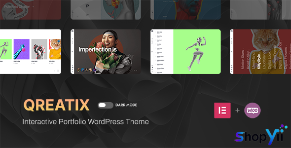 Qreatix v1.0 - Interactive Portfolio WordPress Theme