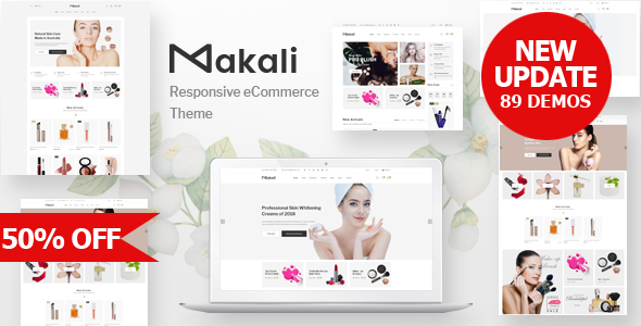 Makali v1.3.8 - Cosmetics & Beauty Theme
