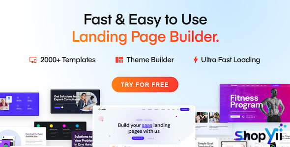 Landio v1.0.0 - Multi-Purpose Landing Page WordPress Theme