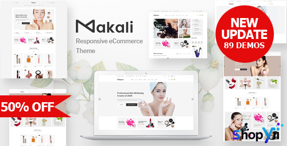 Makali v1.4.3 - Cosmetics & Beauty Theme