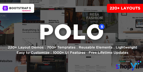 Polo - Responsive Multi-Purpose HTML5 Template - 12 august 2021