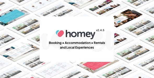 Homey v1.6.5 - Booking and Rentals WordPress Theme
