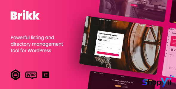 Brikk v1.5.1 - Directory & Listing WordPress Theme