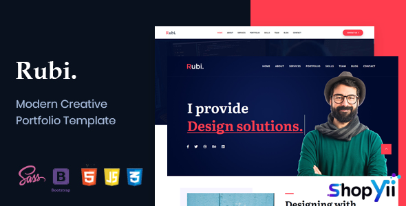 Rubi v1.0 - Creative Portfolio Template