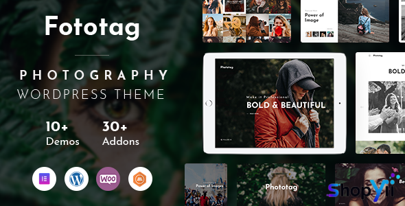 Fototag v1.3.4 - Photography WordPress Theme