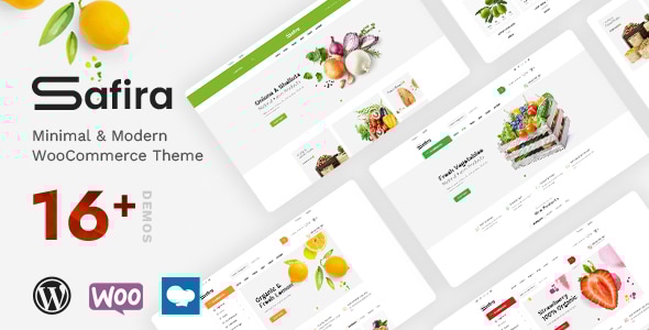 Safira v1.0.7 - Food & Organic WooCommerce WordPress Theme