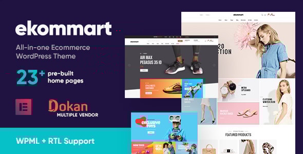 ekommart v3.5.1 - All-in-one eCommerce WordPress Theme