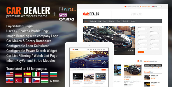 Car Dealer v1.8.0 - Automotive Responsive WordPress Theme