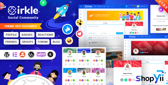 Cirkle v1.0.2 - Social Networking WordPress Theme