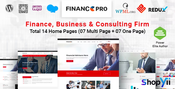 Finance Pro v1.8.5 - Business & Consulting WordPress Theme