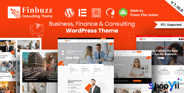 Finbuzz v1.4 - Corporate Business WordPress Theme