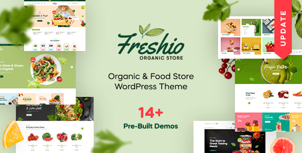 Freshio v1.9.2 - Organic & Food Store WordPress Theme