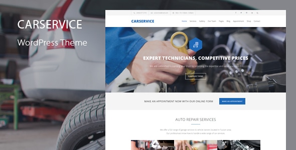Car Service v6.4 - Mechanic Auto Shop WordPress Theme
