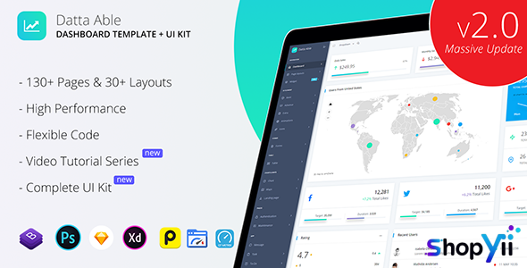 Datta Able v2.0 - Bootstrap Admin Template